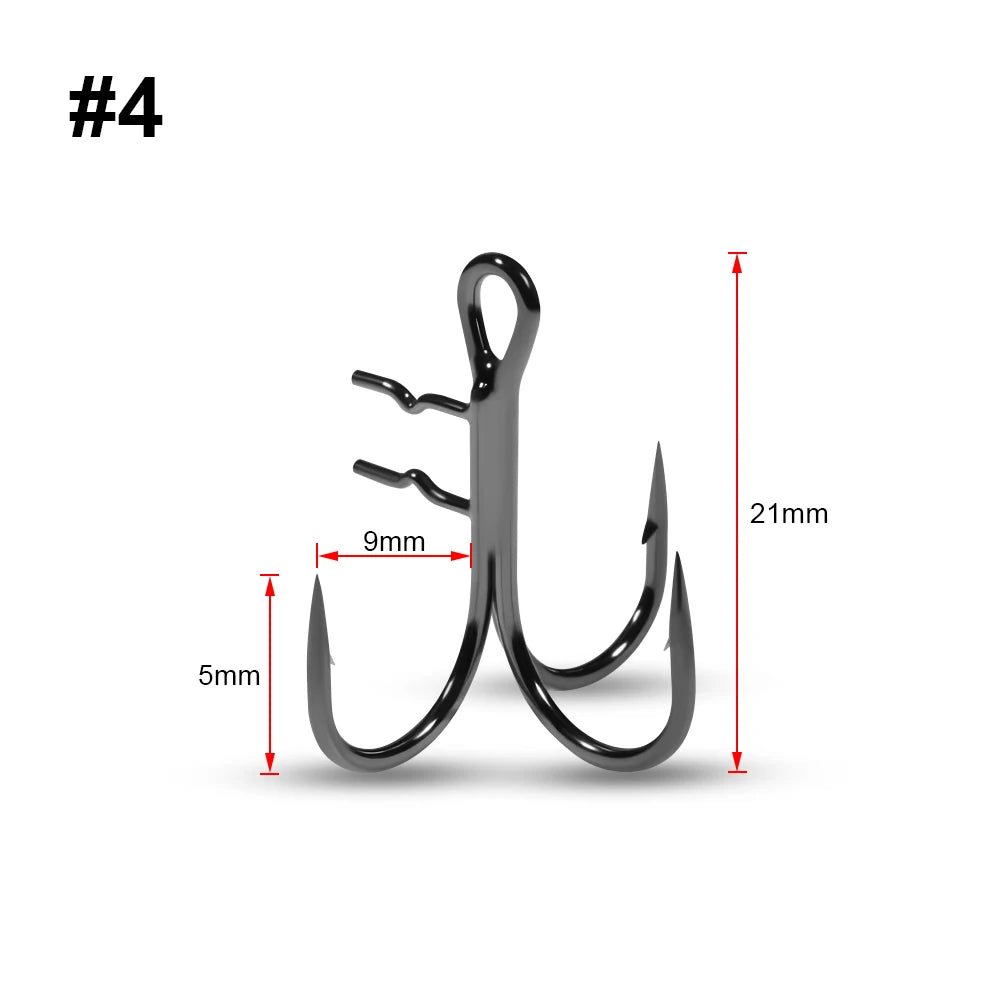 Крючок Rosewood Assist Treble Hook с держателем для приманки и шипами для мягких рыболовных приманок Swimbait T-Trebles Claw Stinger Rig Hooks Аксессуары