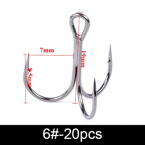FTK Treble Hook Baitholder Bass Fishing Hook Lure Holder Fly Tying Crank Hook Set Saltwater  Needle Fishhook