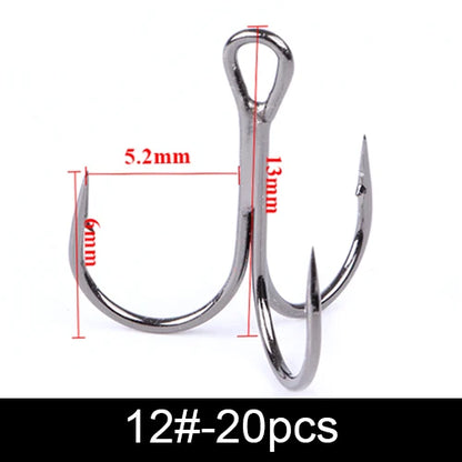 FTK Treble Hook Baitholder Bass Fishing Hook Lure Holder Fly Tying Crank Hook Set Saltwater  Needle Fishhook
