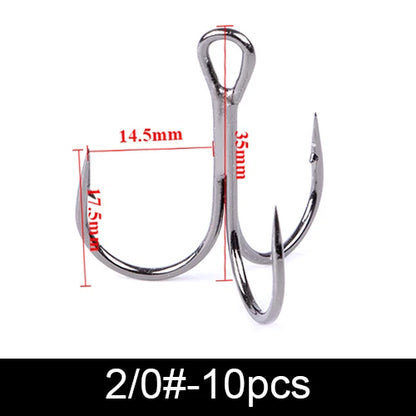 FTK Treble Hook Baitholder Bass Fishing Hook Lure Holder Fly Tying Crank Hook Set Saltwater  Needle Fishhook