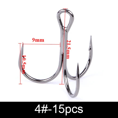 FTK Treble Hook Baitholder Bass Fishing Hook Lure Holder Fly Tying Crank Hook Set Saltwater  Needle Fishhook