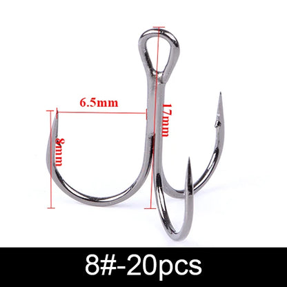 FTK Treble Hook Baitholder Bass Fishing Hook Lure Holder Fly Tying Crank Hook Set Saltwater  Needle Fishhook