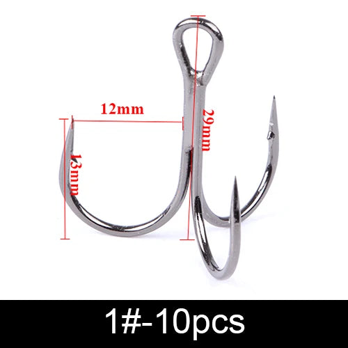 FTK Treble Hook Baitholder Bass Fishing Hook Lure Holder Fly Tying Crank Hook Set Saltwater  Needle Fishhook