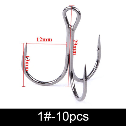 FTK Treble Hook Baitholder Bass Fishing Hook Lure Holder Fly Tying Crank Hook Set Saltwater  Needle Fishhook