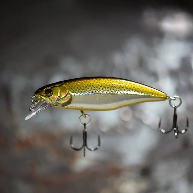 Япония Горячая Модель Тонущая Приманка Minnow 52 мм 4.5 г Джеркбейт Бас Щука Карп Воблер Свимбейт Профессиональная Твердая Приманка