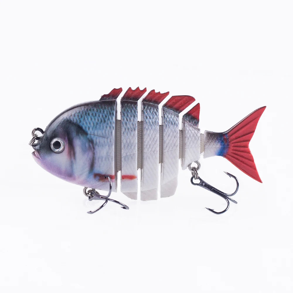Hanlin 7.5cm 14.5g Многосоставные рыболовные приманки, тонущий шэд, воблер, жесткий корпус, свимбейт, реалистичная приманка для солнечной рыбы и окуня