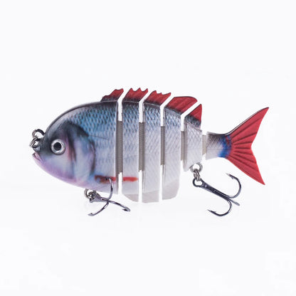 Hanlin 7.5cm 14.5g Многосоставные рыболовные приманки, тонущий шэд, воблер, жесткий корпус, свимбейт, реалистичная приманка для солнечной рыбы и окуня