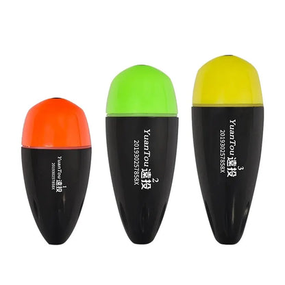 TAIYU Luminous Fishing Float Set High Sensitivity Buoy Adjustable Red&Green Color Bobber Waterproof Electronic Fishing Floats