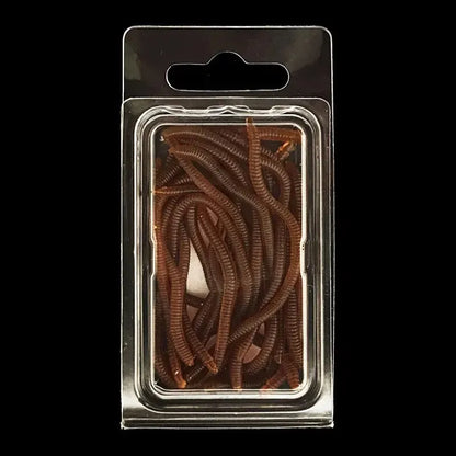 Lifelike Fishy Smell Red Soft Lures Simulation Earthworm Red Worms Artificial Fishing Lures