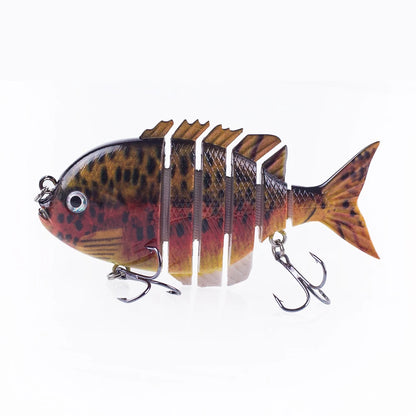 Hanlin 7.5cm 14.5g Многосоставные рыболовные приманки, тонущий шэд, воблер, жесткий корпус, свимбейт, реалистичная приманка для солнечной рыбы и окуня