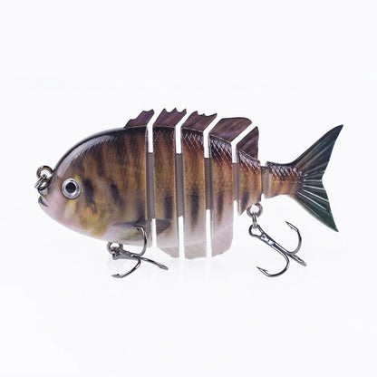 Hanlin 7.5cm 14.5g Многосоставные рыболовные приманки, тонущий шэд, воблер, жесткий корпус, свимбейт, реалистичная приманка для солнечной рыбы и окуня