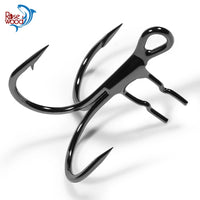 Rosewood Assist Treble Hook With Bait Holder Spikes For Soft Fishing Lure Swimbait T-Trebles Claw Stinger Rig Hooks Accessories