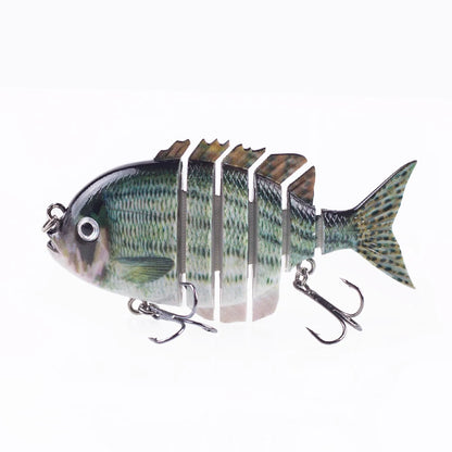 Hanlin 7.5cm 14.5g Многосоставные рыболовные приманки, тонущий шэд, воблер, жесткий корпус, свимбейт, реалистичная приманка для солнечной рыбы и окуня