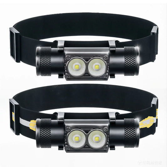 Newest Type-C USB led headlamp Fishing 18650 headlight Torch Hunting head lamp Camping Headlamp Flashlight head light