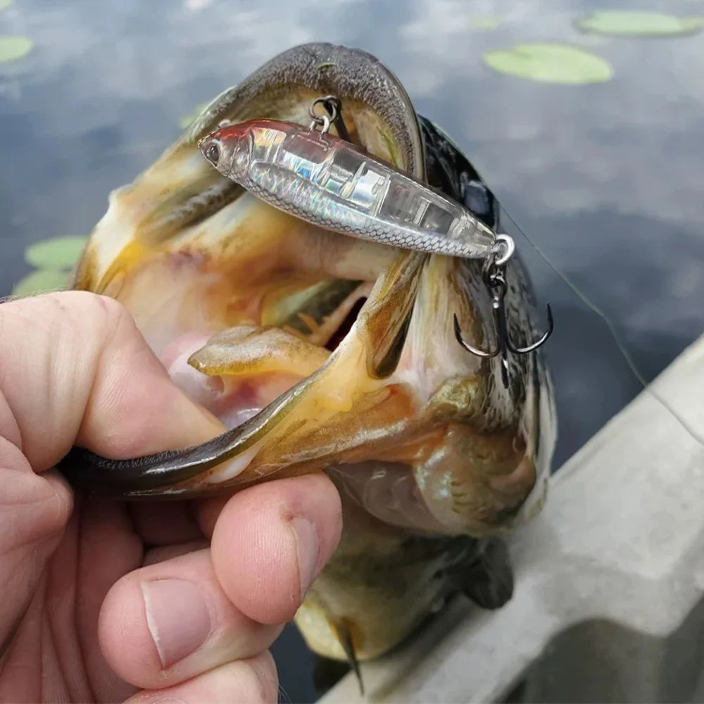Floating Pencil Bait 17.5g 10cm Topwater Walk The Dog Fishing Lure 3D Swimbait Hook Popper Pesca Wobbler Minnow Rattle Cranbait