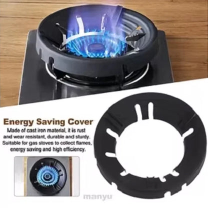 Enamel Gas Stove Energy-saving Cover Fire-gathering Reflection Outdoor Universal Ring Wind Shield Gas Stove Accessories Bracket