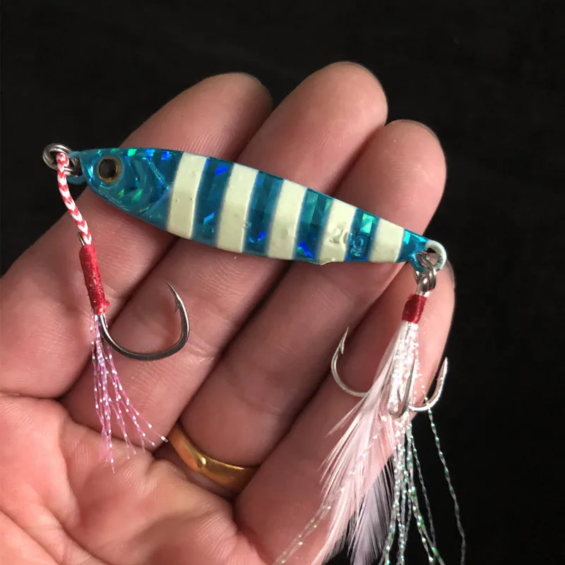 Shore Cast Fishing Lure Slow Shaking Jigbait 7g/10g/15g/20g/25g/30g/40g/60g Jig Artificial Metal Lure Bait 1 Piece Sale