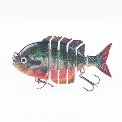 Hanlin 7.5cm 14.5g Многосоставные рыболовные приманки, тонущий шэд, воблер, жесткий корпус, свимбейт, реалистичная приманка для солнечной рыбы и окуня