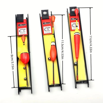 3PCS Beginner-Friendly Fishing Float Set - Shallow Water Bobber Rig with Upright Floats