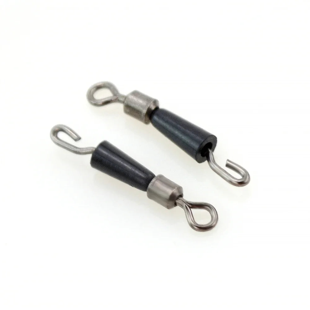 20pcs Fishing Swivels Snap Quick Change Swivel for Feeder Fishing Sea Fishing Accessories