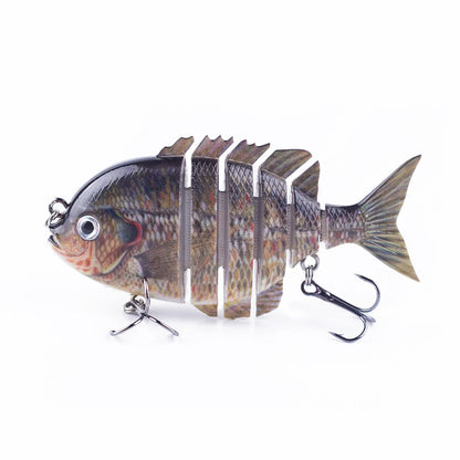 Hanlin 7.5cm 14.5g Многосоставные рыболовные приманки, тонущий шэд, воблер, жесткий корпус, свимбейт, реалистичная приманка для солнечной рыбы и окуня