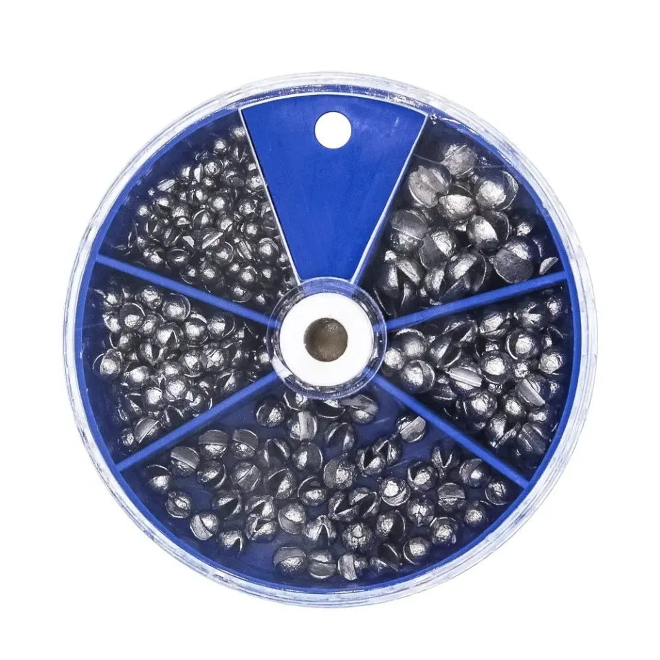 205PCS Fishing Weights Sinkers Removable Fishing Split Sinker Split Fishing Split Sinkers Fishing Egg Weight Split Sinker Set