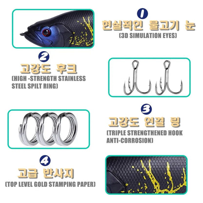 Slow Sinking SwimBaits Fishing Lures 30G Whopper Vibration Soft Tail Or Pike And Bass Hard Baits Isca Artificiall Accessories